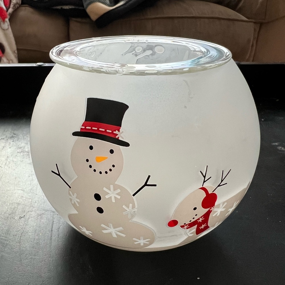 PartyLite Snow Days Tealight Holder